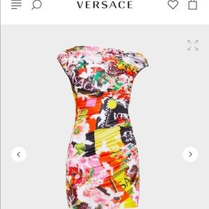 Versace Bloom Mini Dress